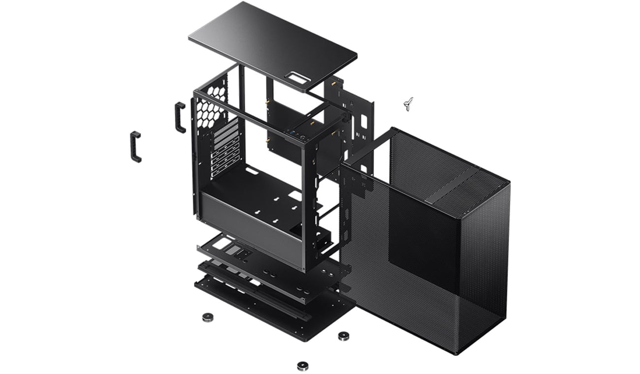 Інтер’єр корпусу Jonsbo VR4 Black