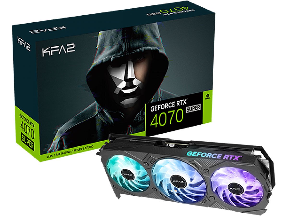 KFA2 GeForce RTX 4070 Super EX Gamer 1-Click OC 12 ГБ GDDR6X