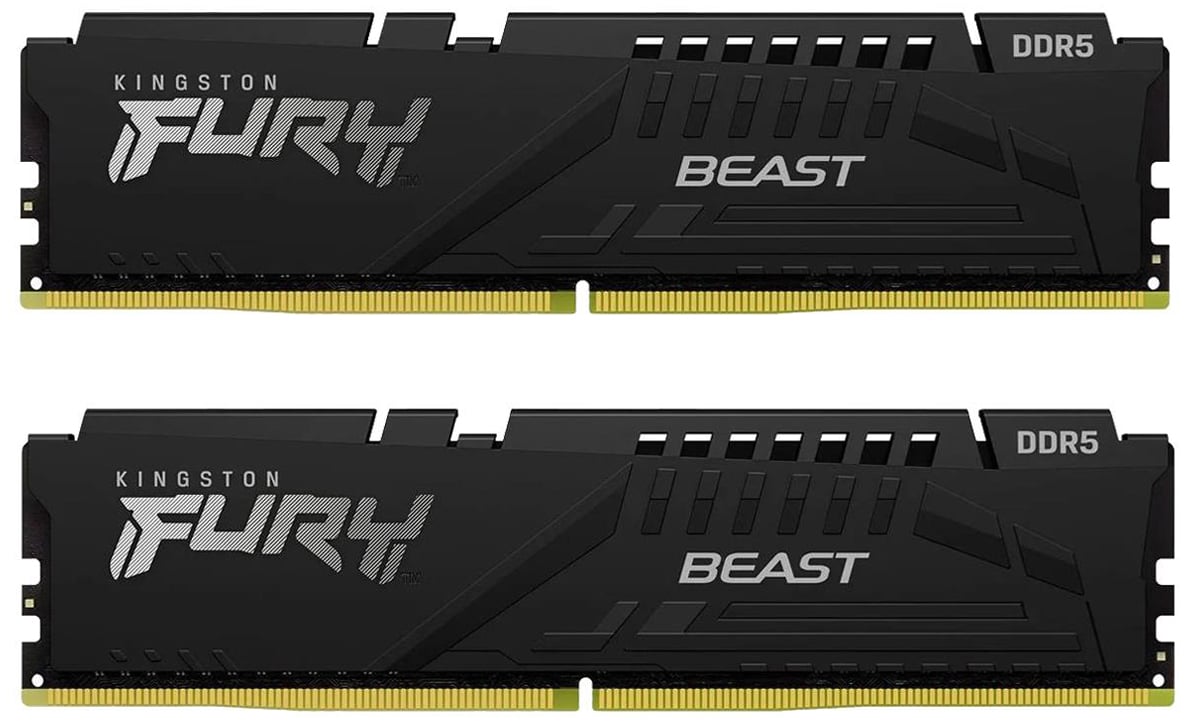 RAM DDR5 Kingston FURY 32GB (2x16GB) 6000MT/s CL30 Beast Black EXPO