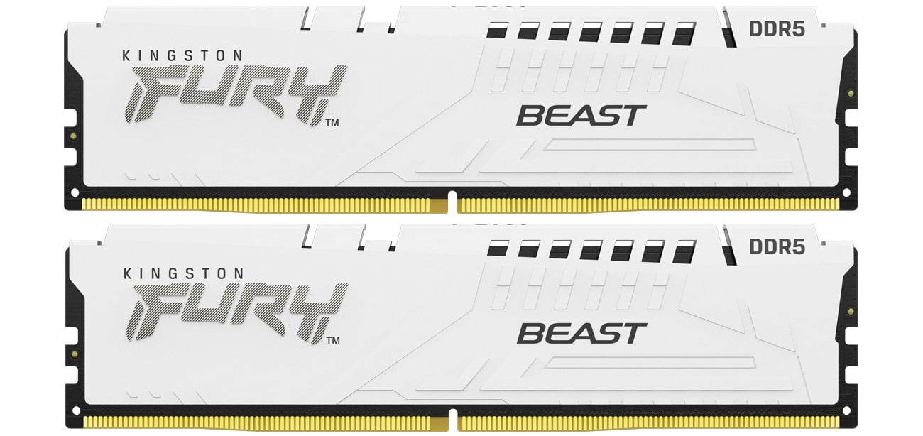 Оперативная память Kingston DDR5 64GB 5200MHz CL36 Beast White EXPO