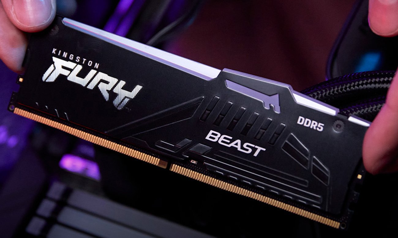 RAM DDR5 Kingston FURY 64GB (2x32GB) 6000MT/s CL30 Beast Black RGB