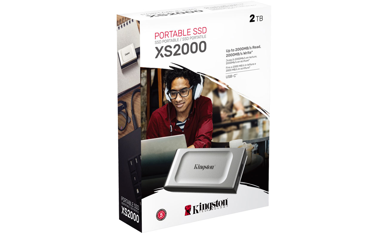 Kingston SXS2000 2 ТБ USB 3.2 Gen 2x2 Silver SXS2000/2000G