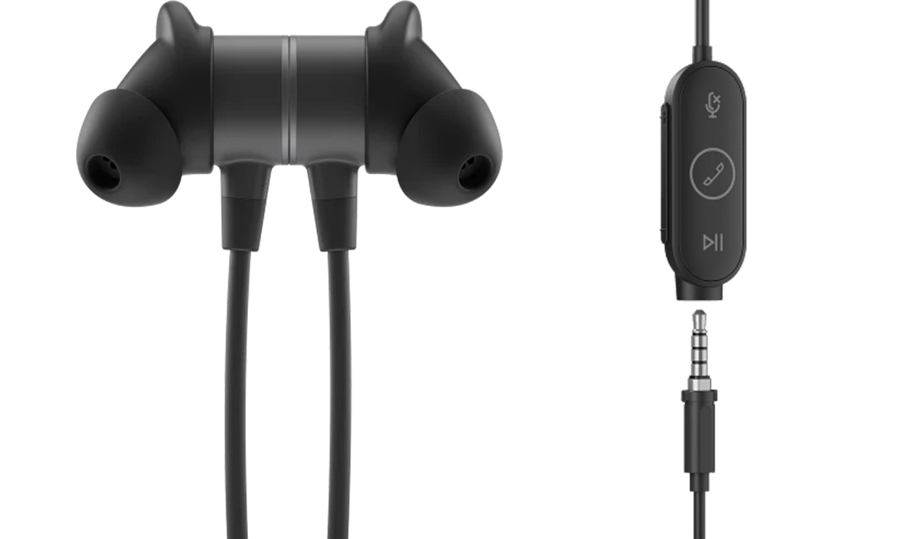 Logitech Zone Wired Earbuds Teams – Интуитивно понятное управление