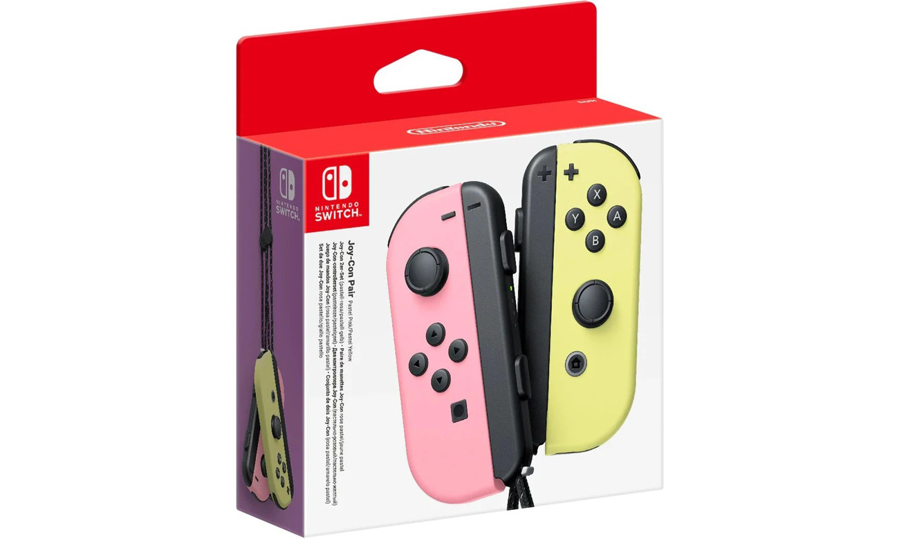 Контроллеры Nintendo Joy-Con Pastel Pink/Pastel Yellow - Упаковка