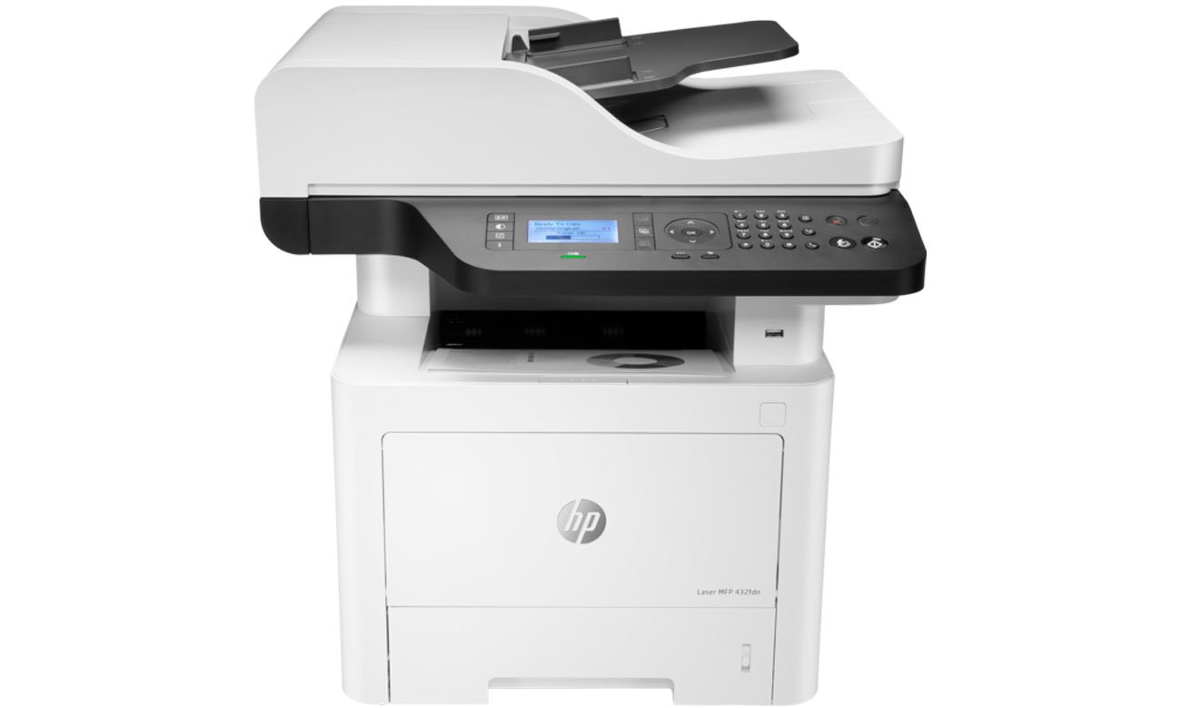 HP Laser MFP 432fdn, вид спереди