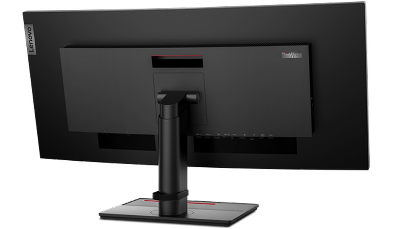 Lenovo ThinkVision P34w-20 вид ззаду