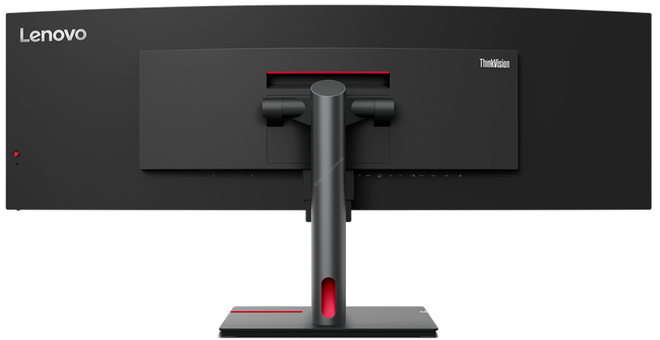 Lenovo ThinkVision P49w-30 вид ззаду