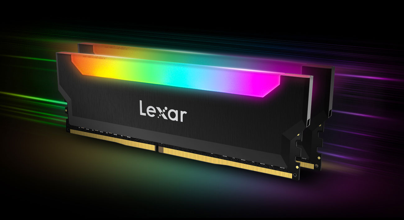 Пам'ять RAM DDR4 Lexar 16GB (2x8GB) 3200MHz CL16 Hades RGB LD4BU008G-R3200GDLH