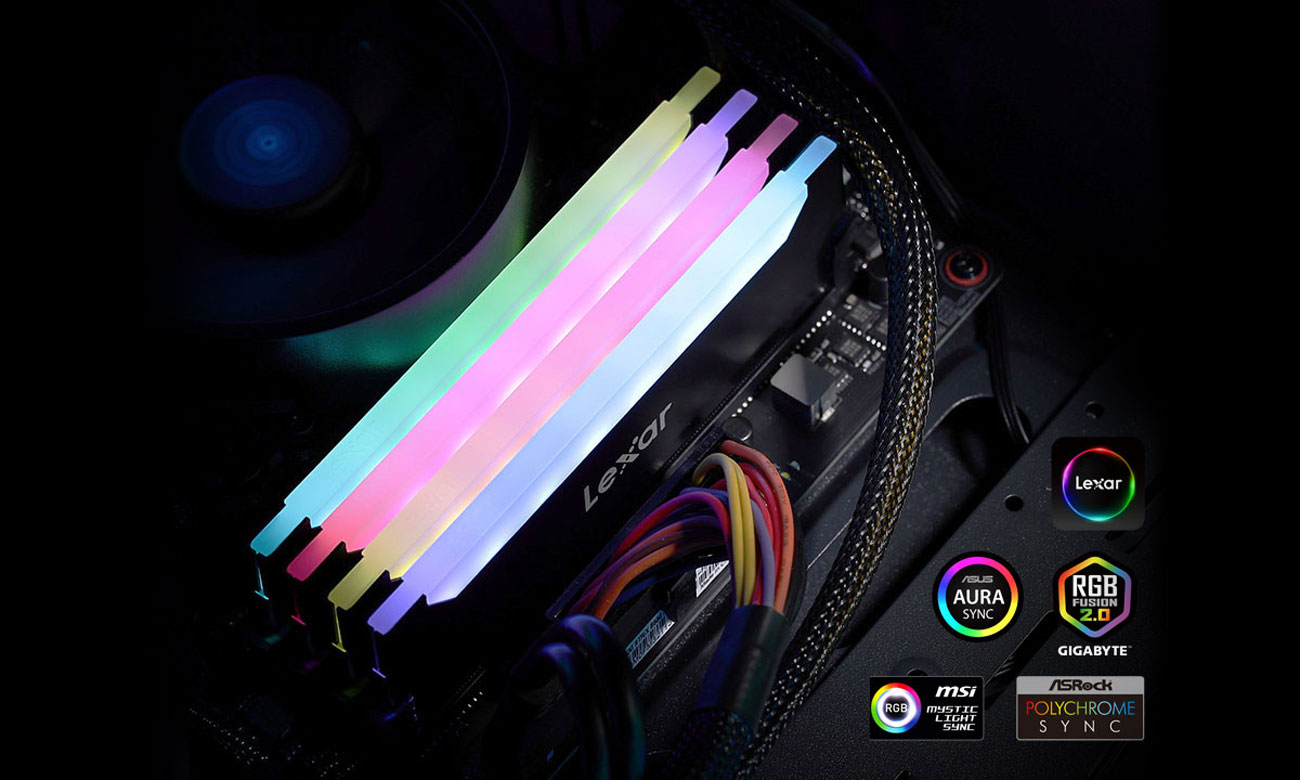 Lexar Hades RGB - підсвічування