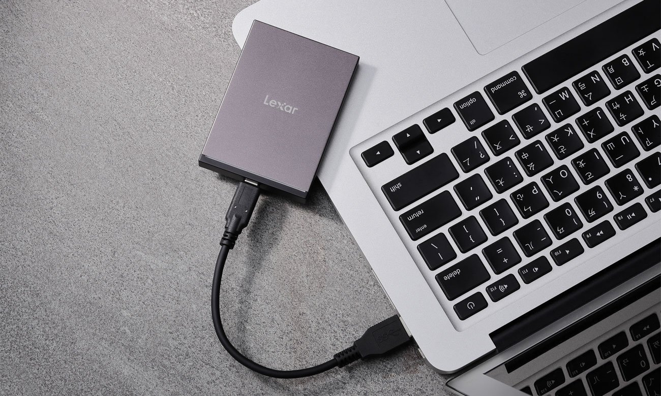 Подключение Lexar SL210 USB-C