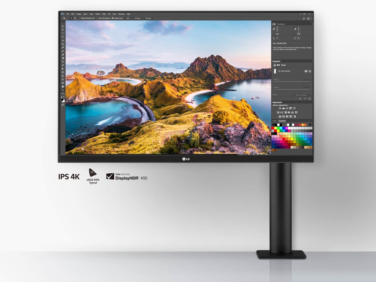 Дисплей 27", IPS UHD: исключительное качество изображения, sRGB, VESA CERTIFIED DisplayHDR400