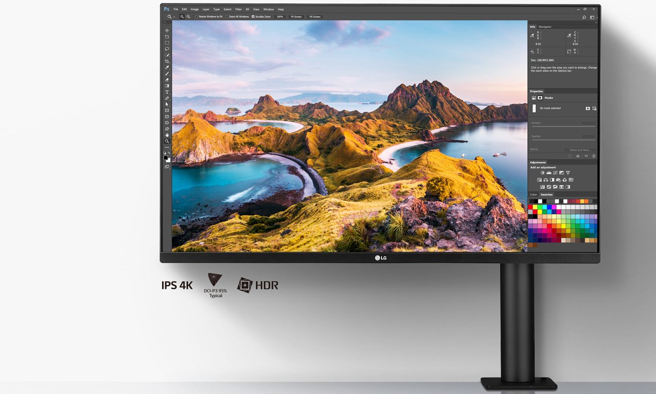 Графический и фотомонитор LG UltraFine 32UN880-B Ergo