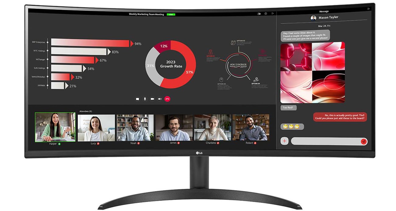 Основні характеристики LG UltraWide 34WR50QC-B