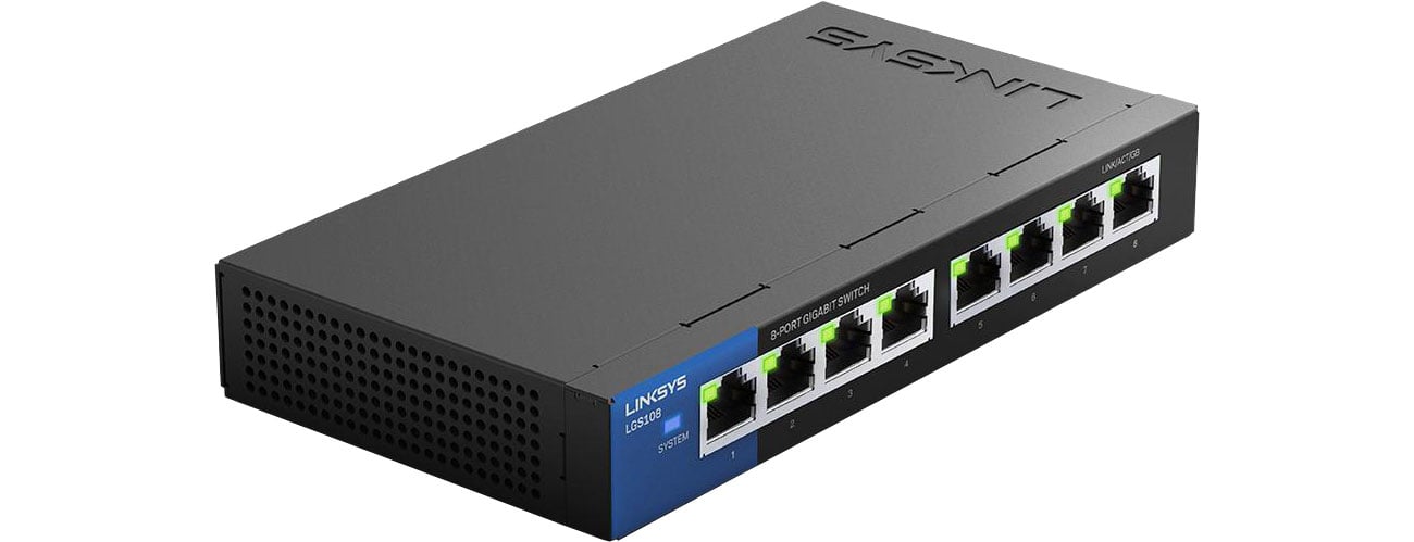 Коммутатор Linksys 8p LGS108