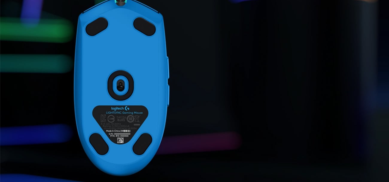 Игровая мышка Logitech G102 Lightsync, бежевая