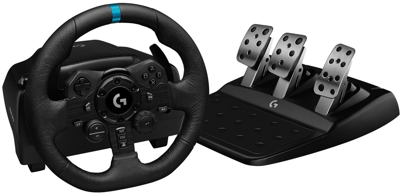 Кермо Logitech G923 для ПК, PS5 і PS4