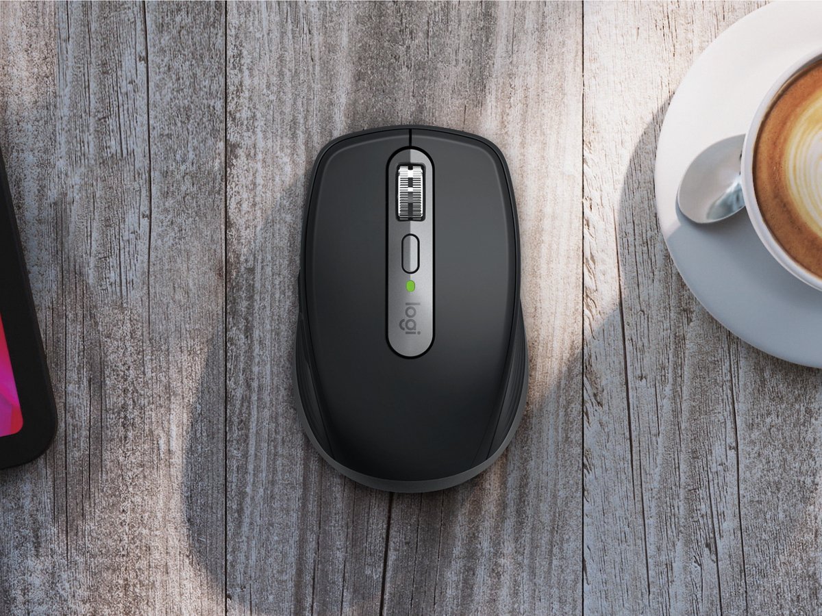 Вид сверху Logitech MX Anywhere 3S для Mac