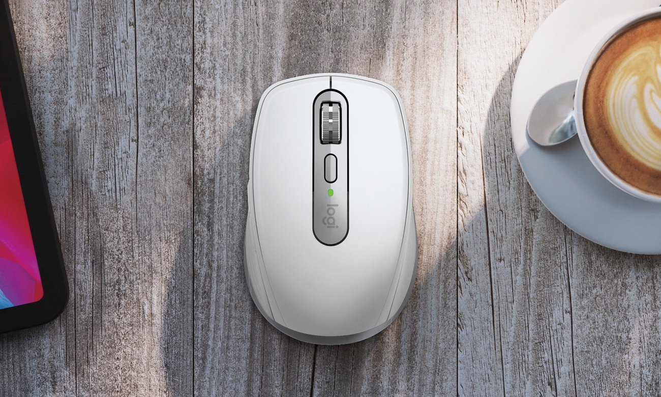 Вид сверху Logitech MX Anywhere 3S для Mac