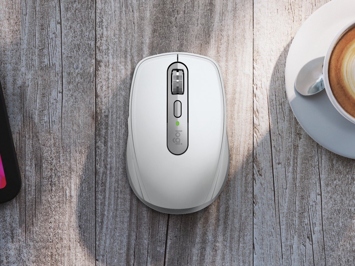 Вид сверху Logitech MX Anywhere 3S для Mac