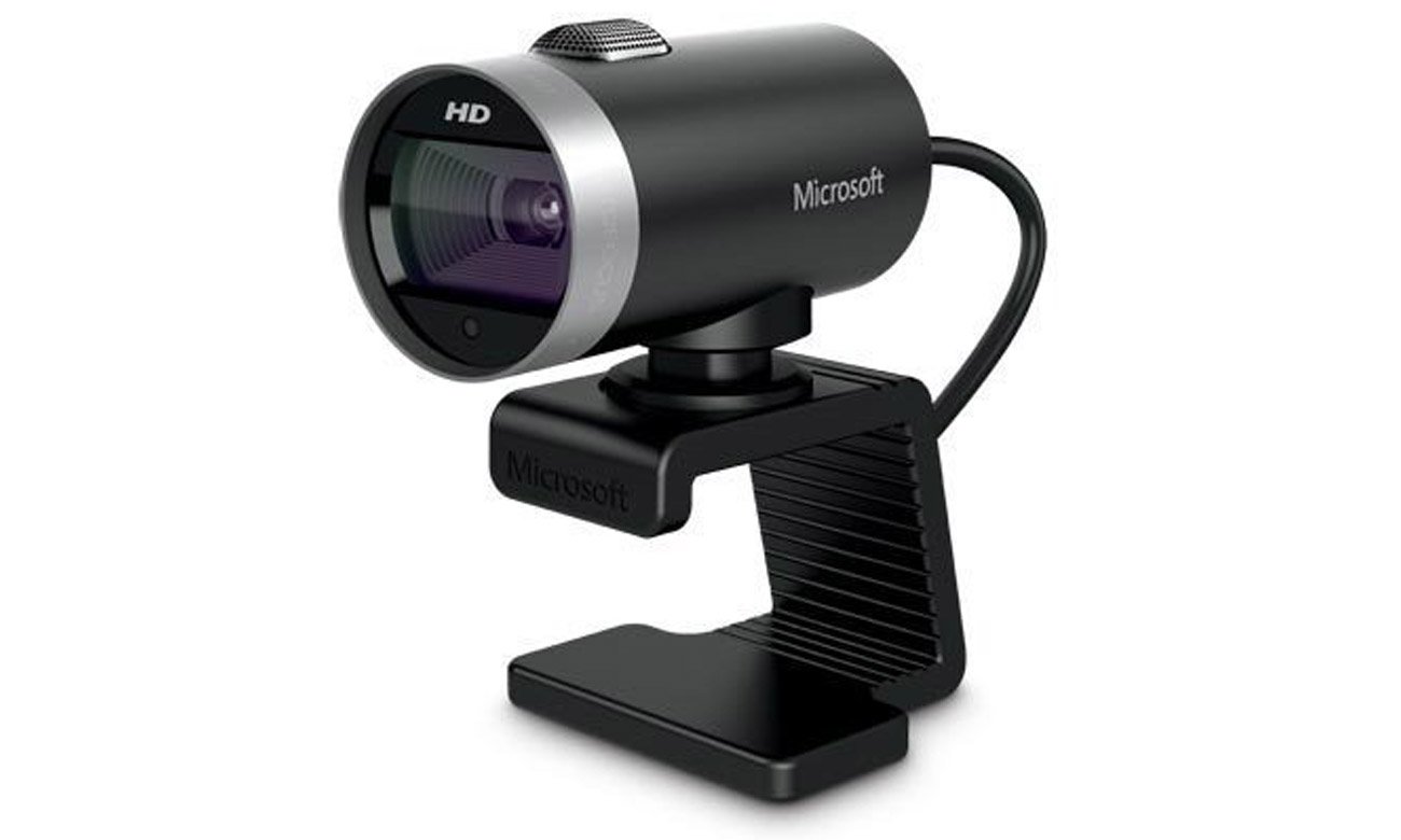 Веб-камера Microsoft LifeCam Cinema Business – угловой вид спереди