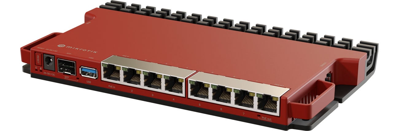 Проволочный маршрутизатор MikroTik L009UIGS-RM