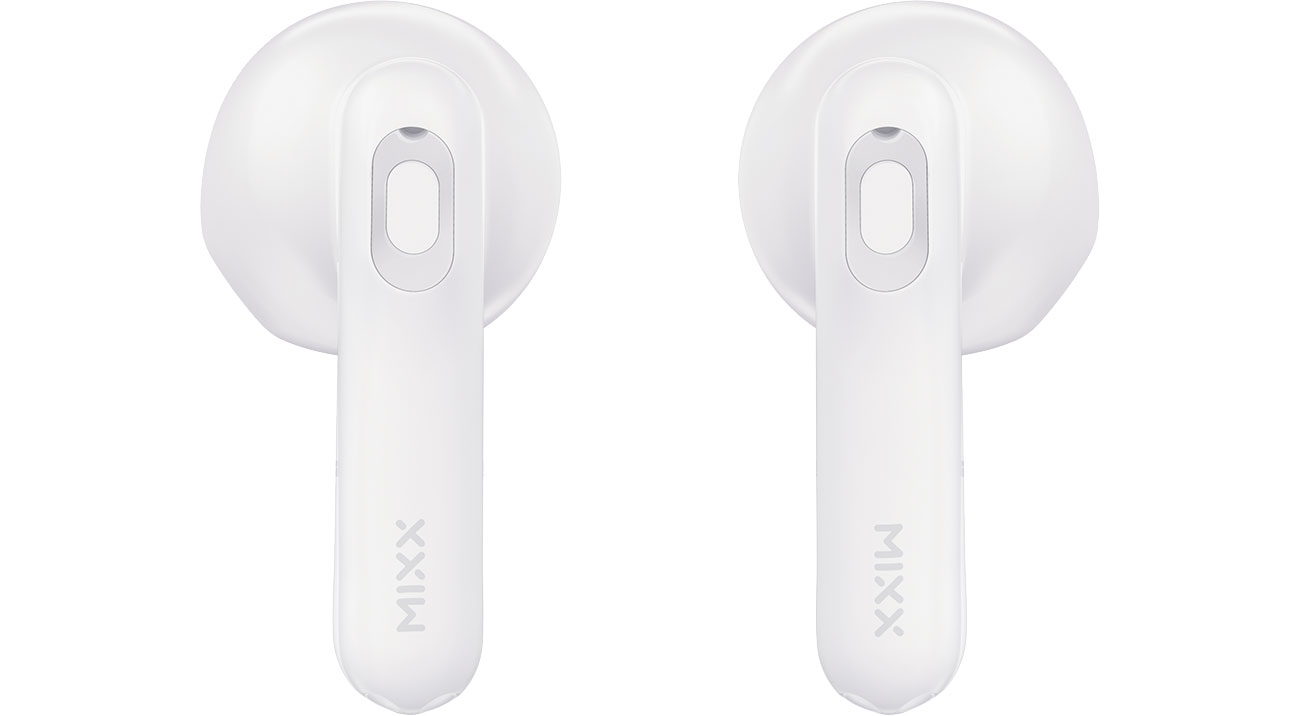 Сенсорное управление Mixx Audio Streambuds MICRO M2 TWS white