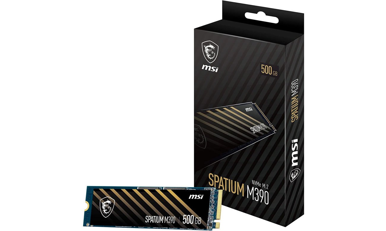 MSI 500 ГБ M.2 PCIe NVMe Spatium M390 S78-440K070-P83