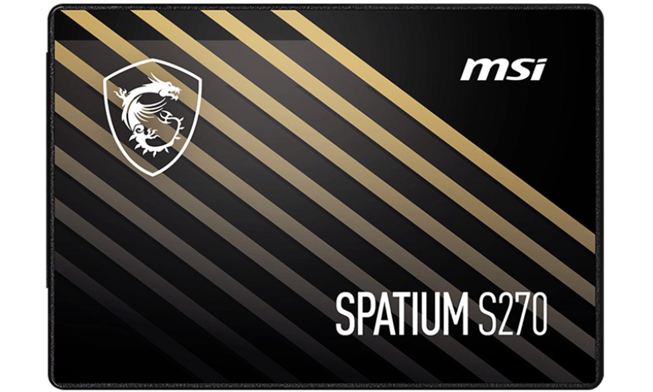 SSD MSI Spatium S270 2,5 дюйма SATA - вид спереди