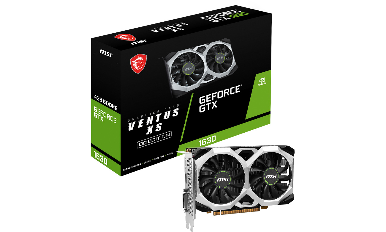 Видеокарта NVIDIA MSI GeForce GTX 1660 VENTUS XS OCV1 6 ГБ GDDR5 GTX 1660 VENTUS XS 6G OCV1