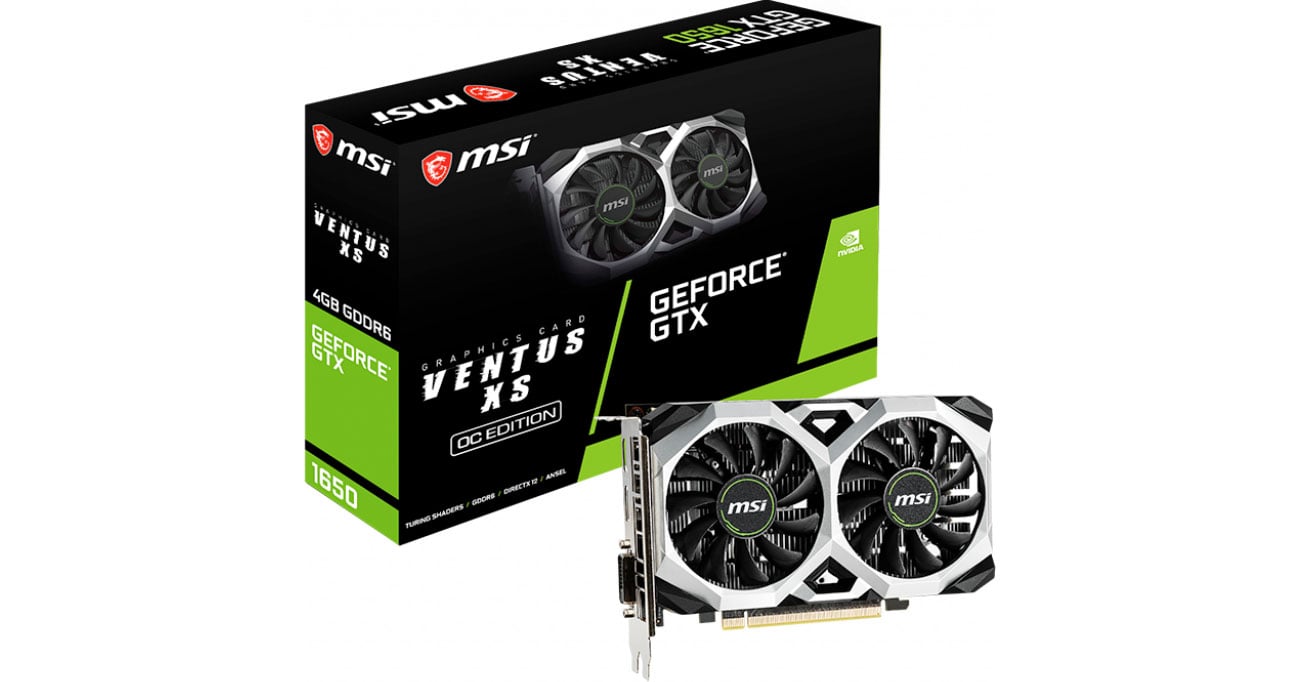 Видеокарта NVIDIA MSI GeForce GTX 1650 D6 VENTUS XS OC 4 ГБ GDDR6 GTX 1650 D6 VENTUS XS OC