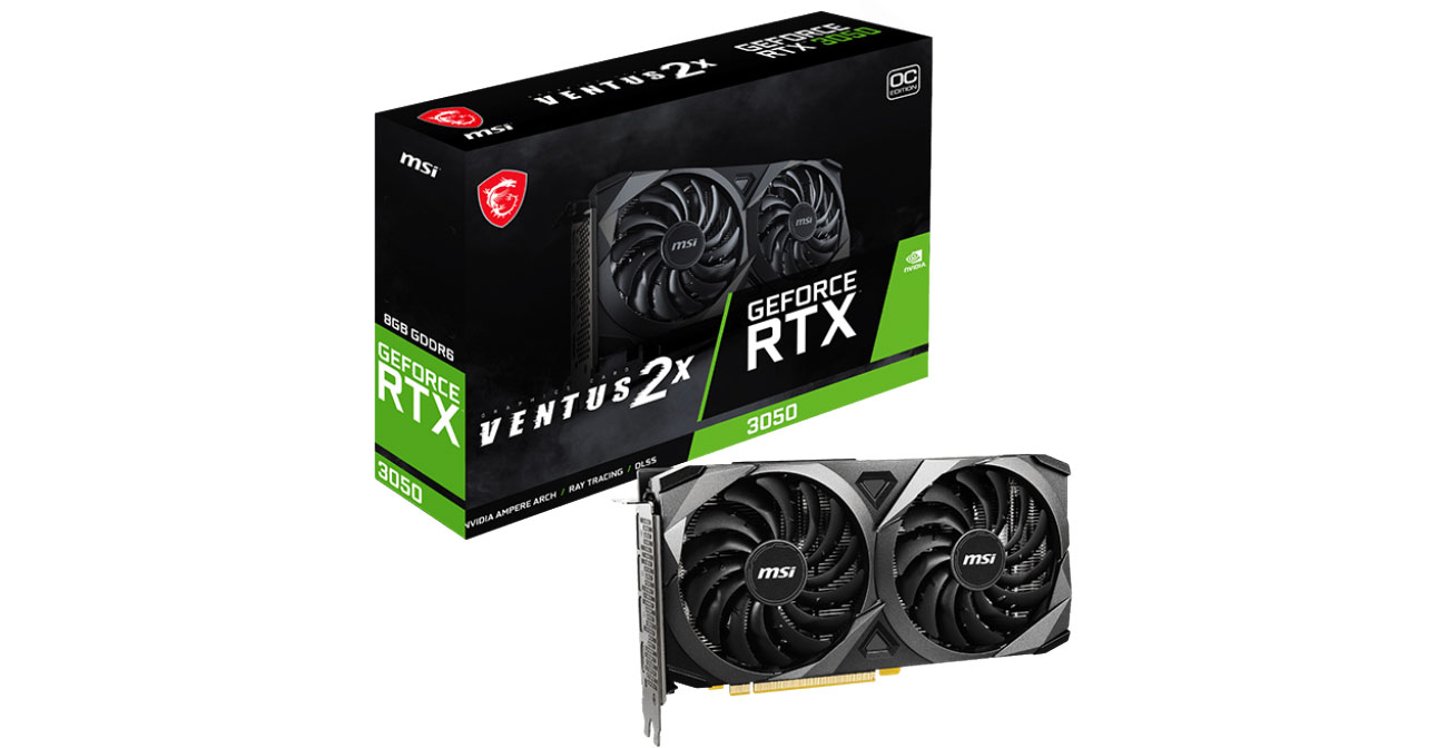 MSI GeForce RTX 3050 VENTUS 2X OC 8 ГБ GDDR6