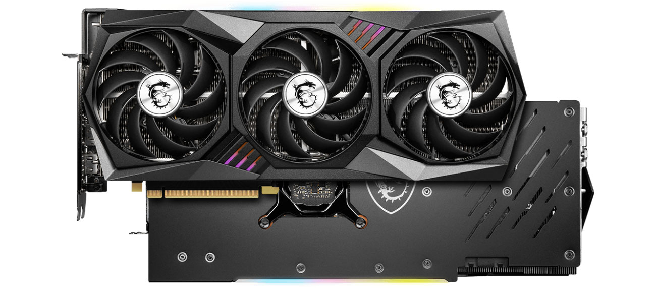 Охлаждение MSI GeForce RTX 3060 Ti GAMING X TRIO