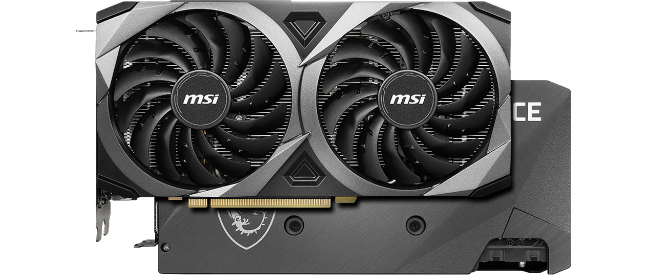 Охлаждение MSI GeForce RTX 3060 Ti VENTUS 2X OC