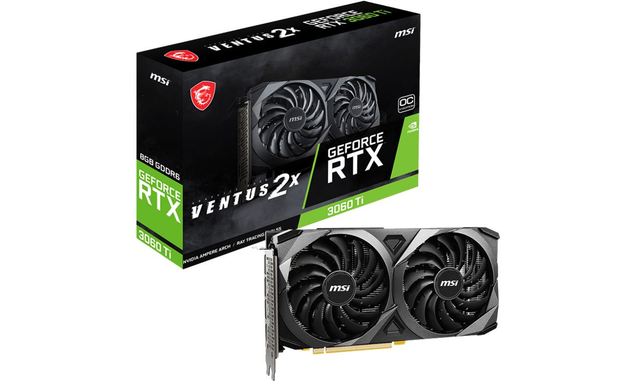 MSI GeForce RTX 3060 Ti VENTUS 2X V1 OC LHR 8 ГБ