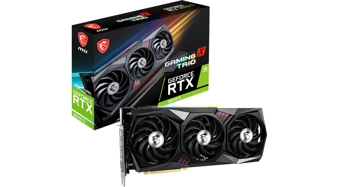 MSI GeForce RTX 3070 Ti GAMING X TRIO 8 ГБ GDDR6X RTX 3070 Ti GAMING X TRIO 8G