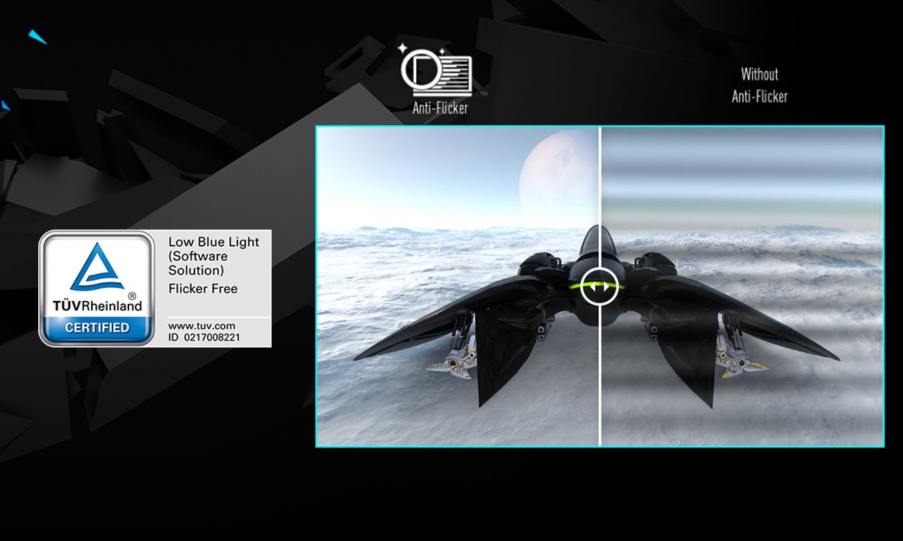 MSI MAG 274QRFW Догляд за очима