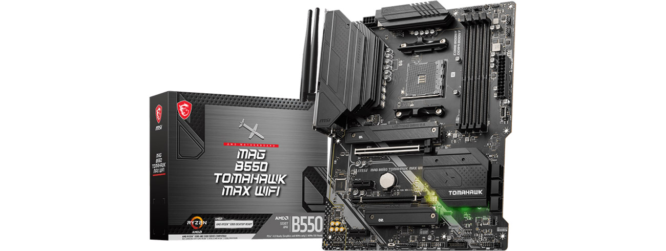 Коробка материнской платы MSI MAG B550 TOMAHAWK MAX WIFI