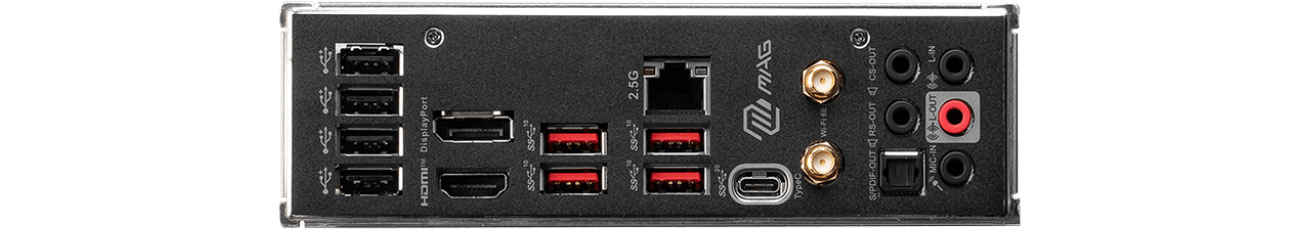 Порти MSI MAG B760 TOMAHAWK WIFI DDR4