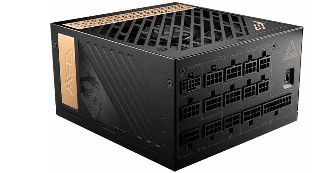 Дизайн MSI MEG Ai1300P PCIE5 1300 Вт
