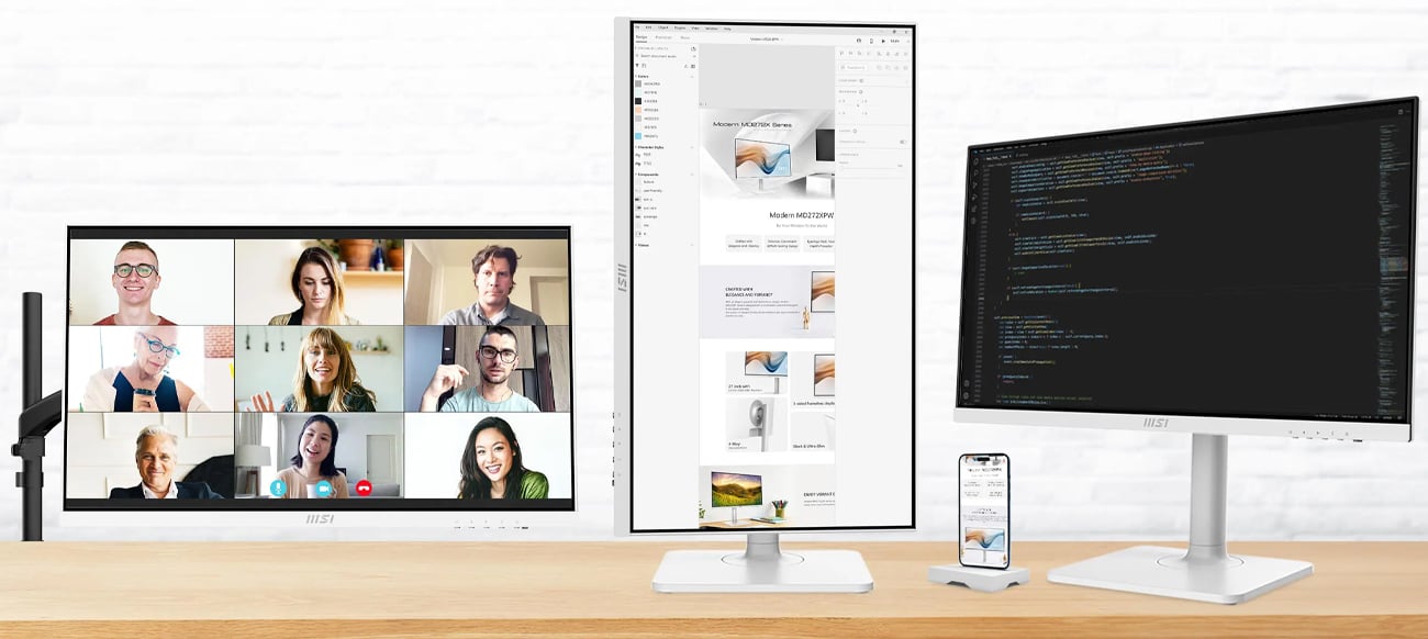 Эргономика MSI Modern MD2412PW