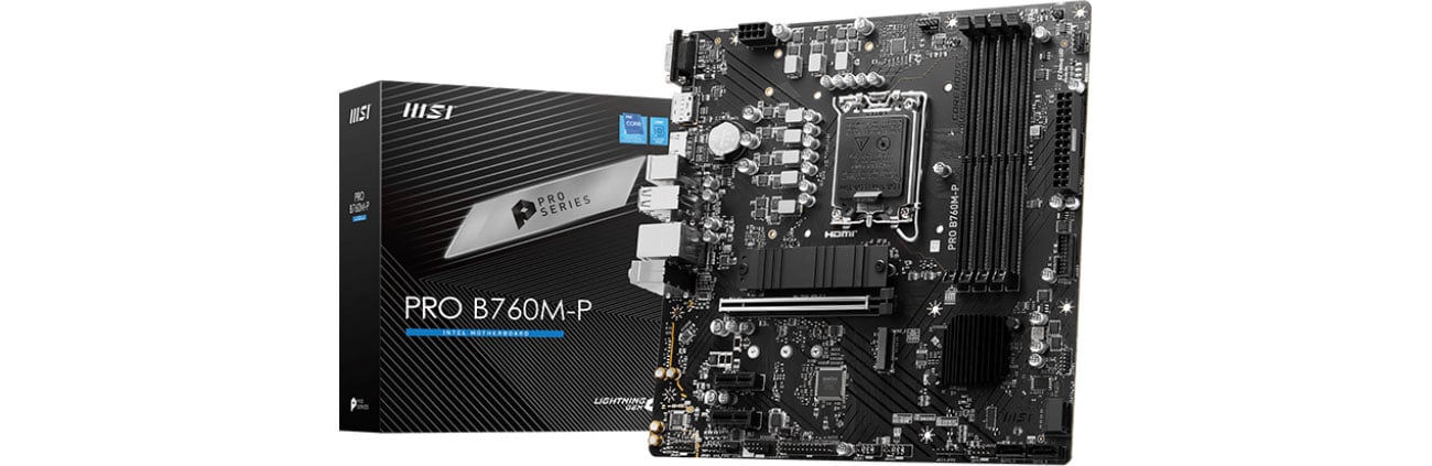 Коробка материнской платы MSI PRO B760M-P DDR5