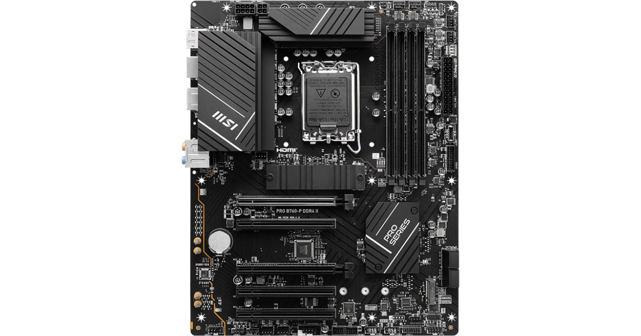 Охлаждение MSI PRO B760-P II DDR4