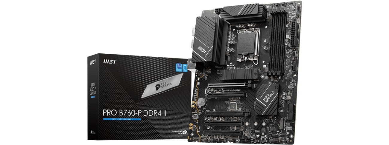 Коробка материнской платы MSI PRO B760-P II DDR4
