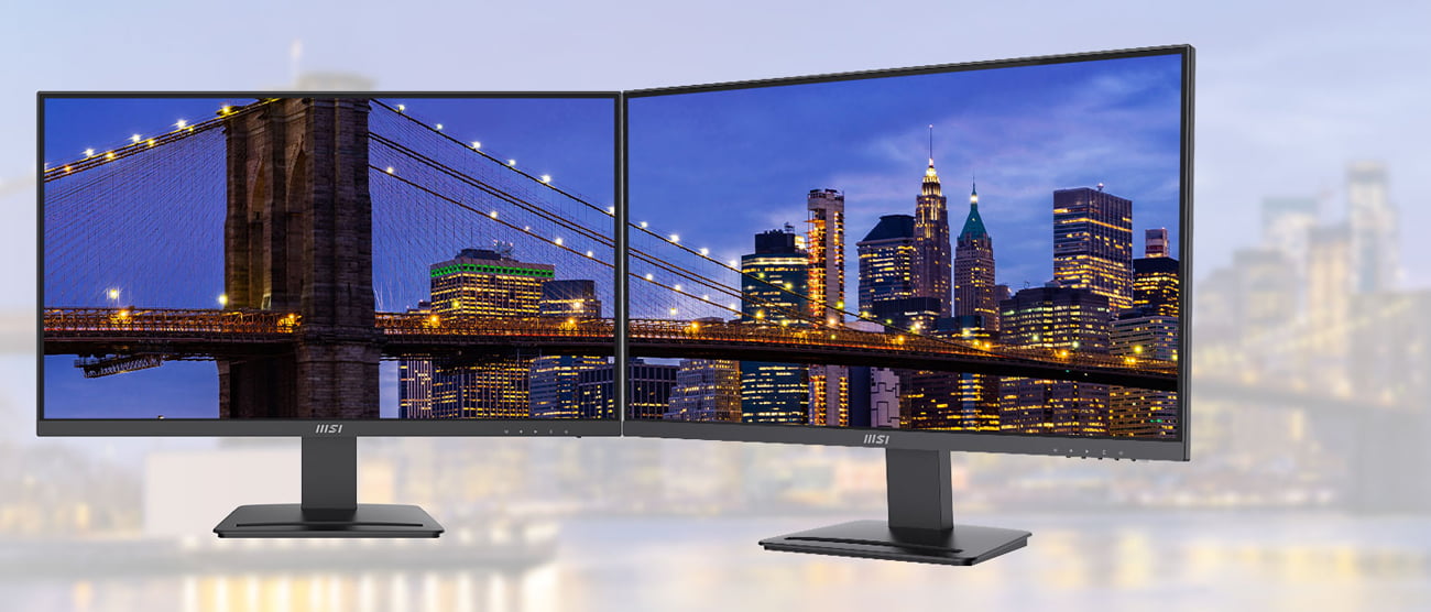 Подвійний дисплей MSI PRO MP273QV