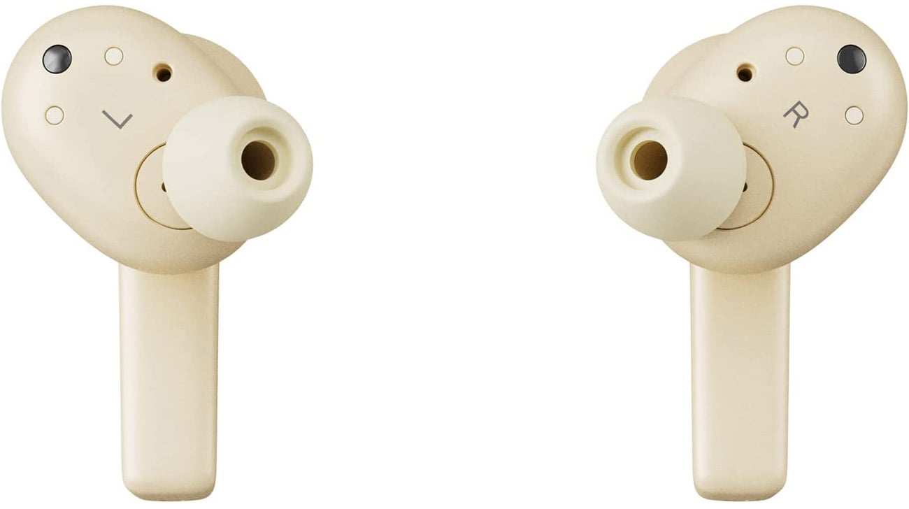 Беспроводные наушники Bang&,, Olufsen Beoplay EX Gold Tone - Вид левых и правых наушников изнутри