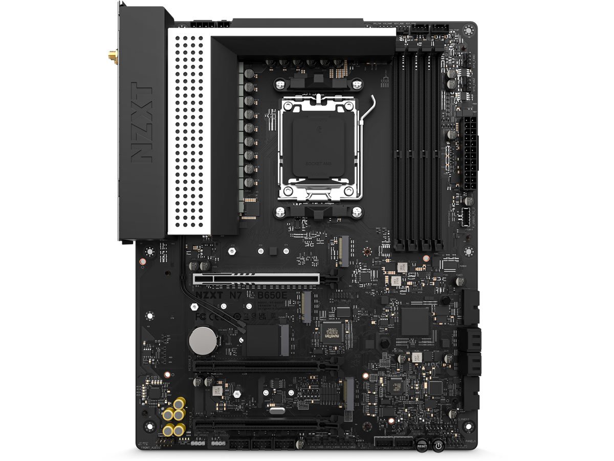 NZXT N7 B650E Білі роз',єми