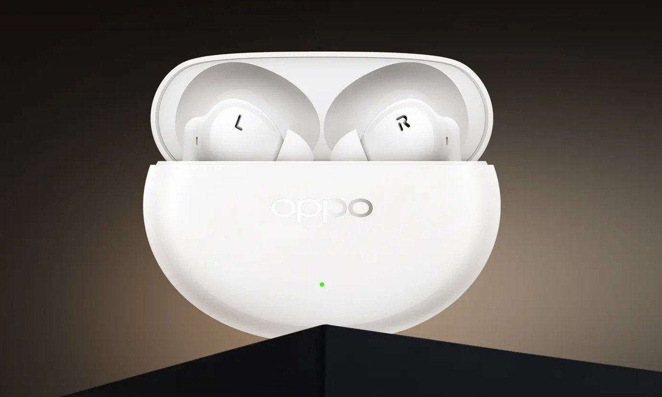 Бездротові навушники OPPO Enco Air4 Pro Moonlight White - Графіка