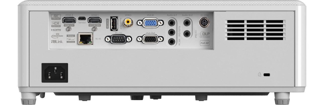 Роз'єми Optoma ZH507