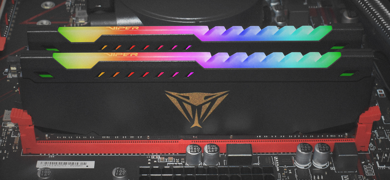 Дизайн оперативной памяти Patriot Viper Steel RGB DDR4
