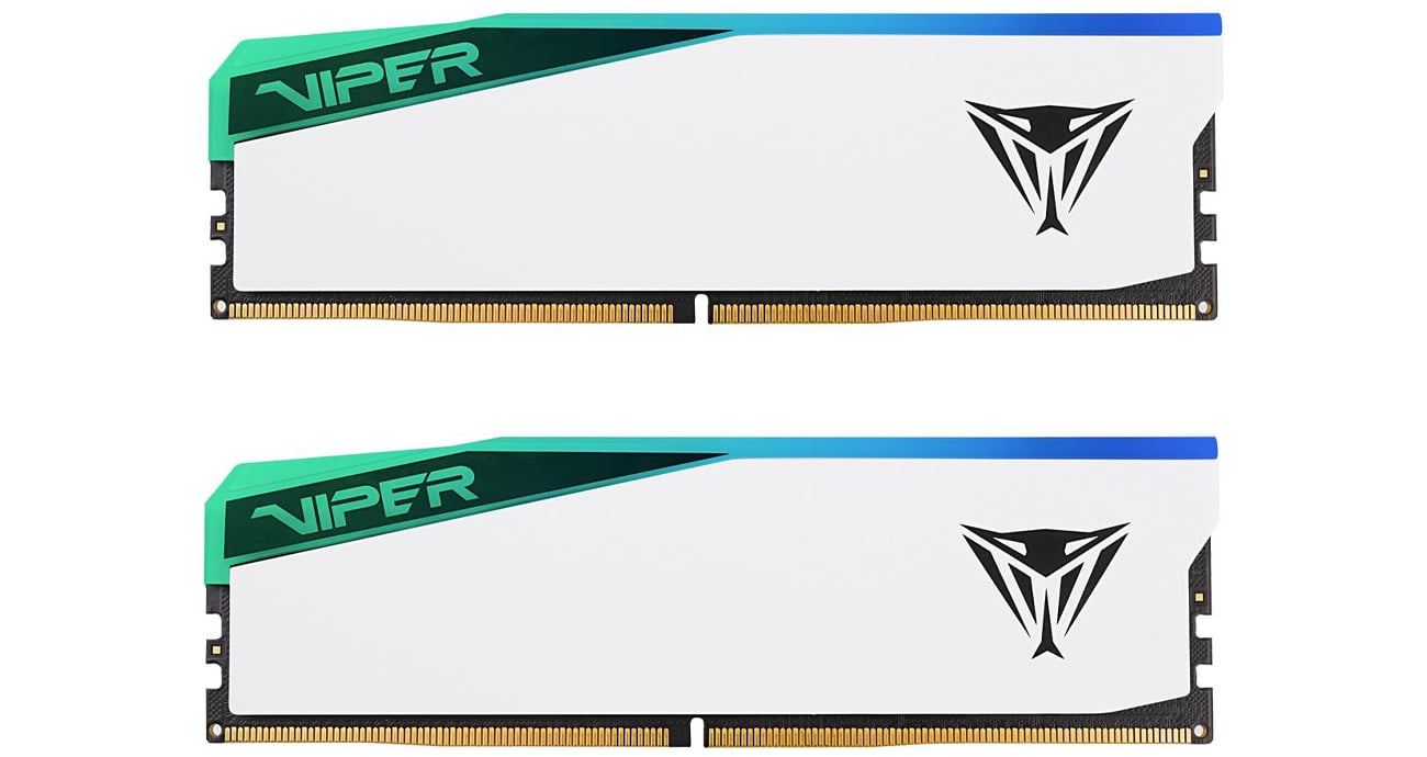 RAM DDR5 64GB (2x32GB) 6200MHz CL42 Viper Elite 5 RGB Білий